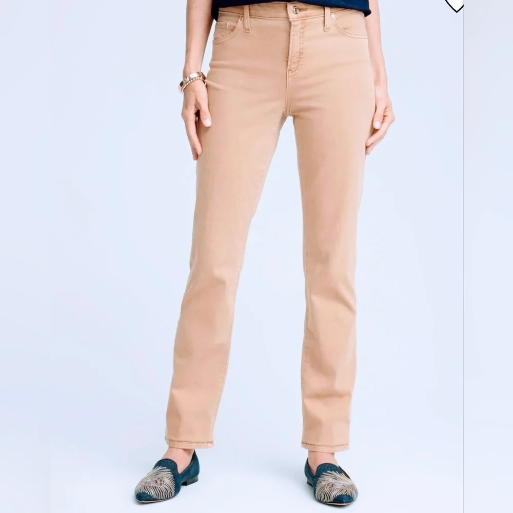 Chico's So Lifting Slim Leg Khaki Jeans Sz 0 27" *D2 - Picture 1 of 6